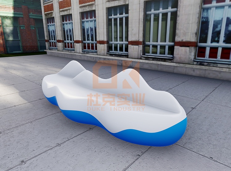 玻璃鋼仿山水座椅