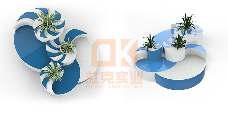 玻璃鋼海螺樹(shù)池坐凳