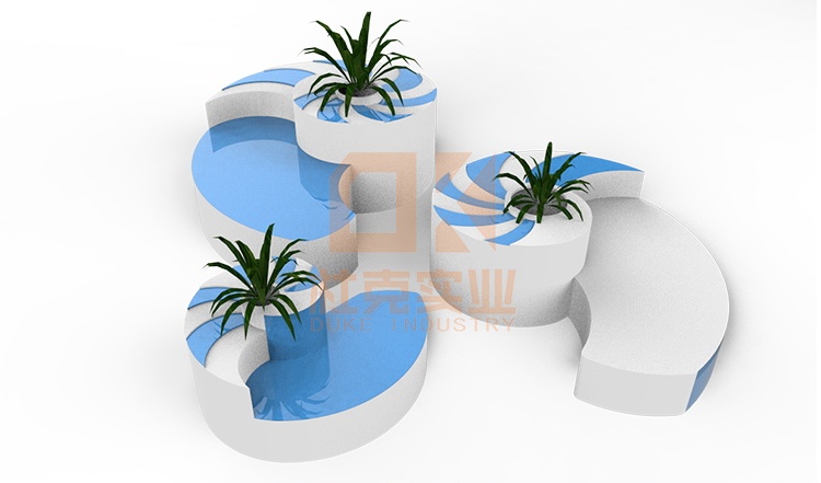 玻璃鋼海螺樹(shù)池坐凳