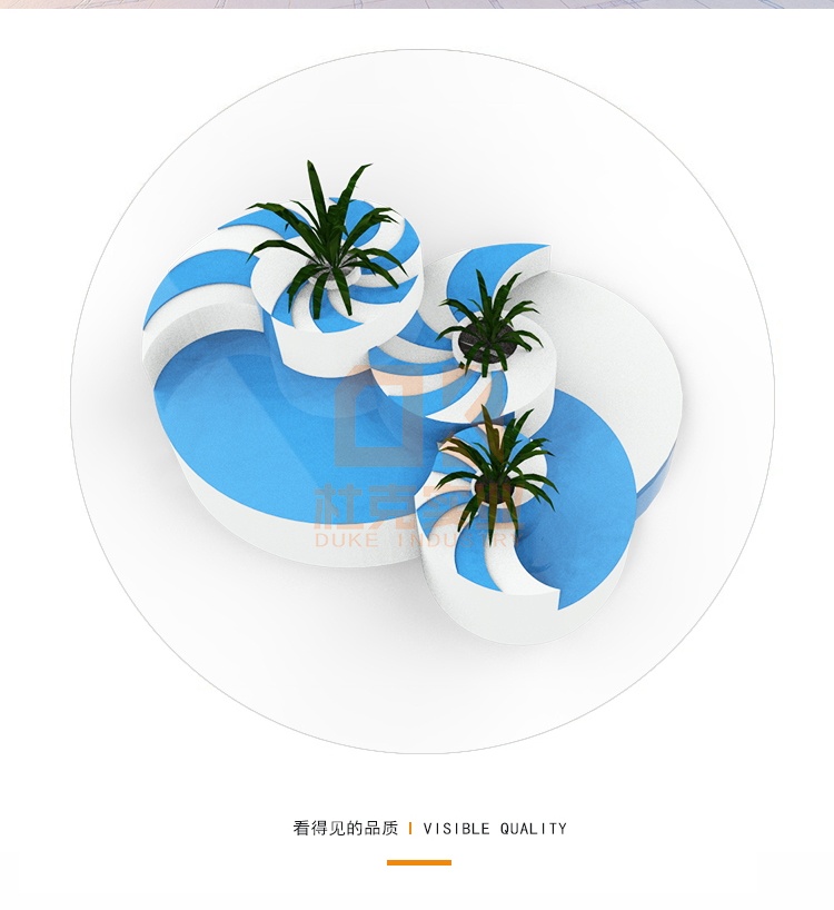 玻璃鋼海螺樹(shù)池坐凳