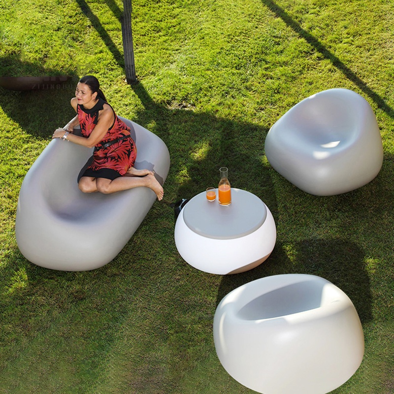 玻璃鋼鵝卵石坐凳