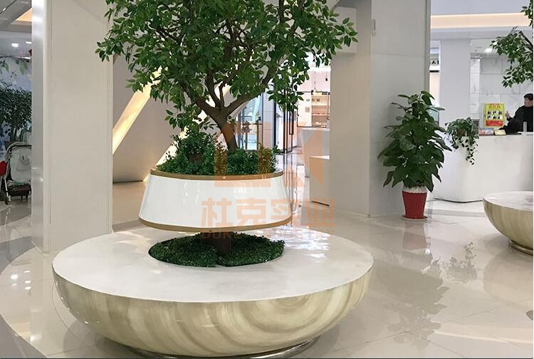 玻璃鋼樹池休閑椅