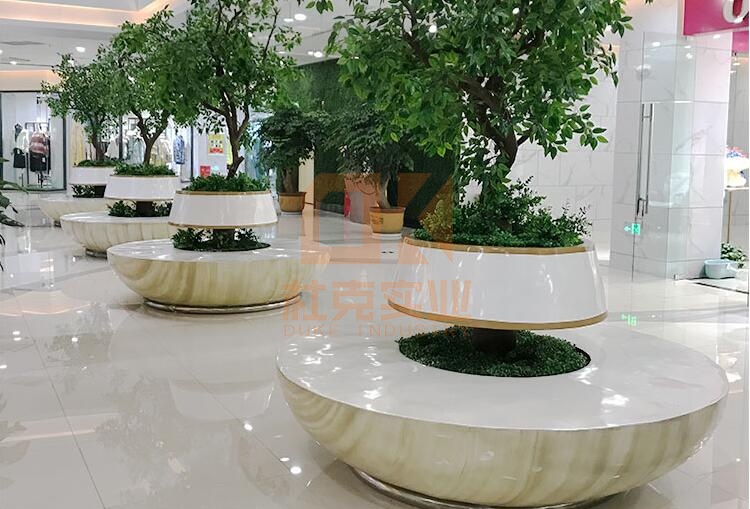 玻璃鋼樹池休閑椅