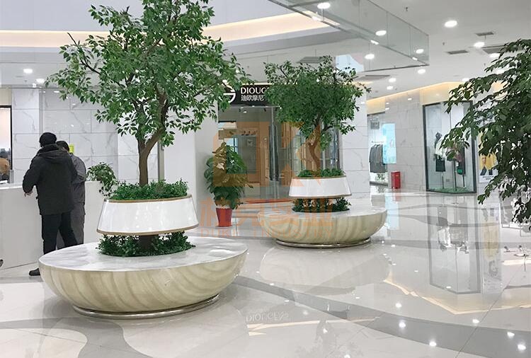 玻璃鋼樹池休閑椅