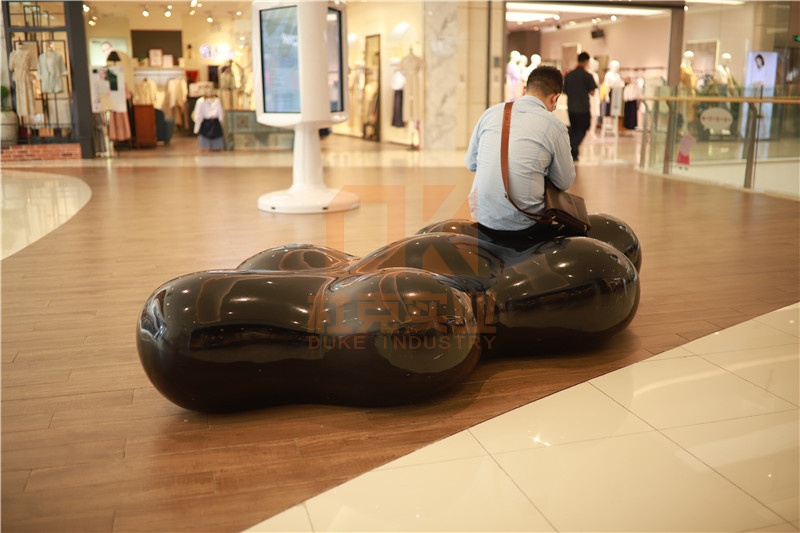 玻璃鋼云朵座椅戶外造型景觀異形坐凳