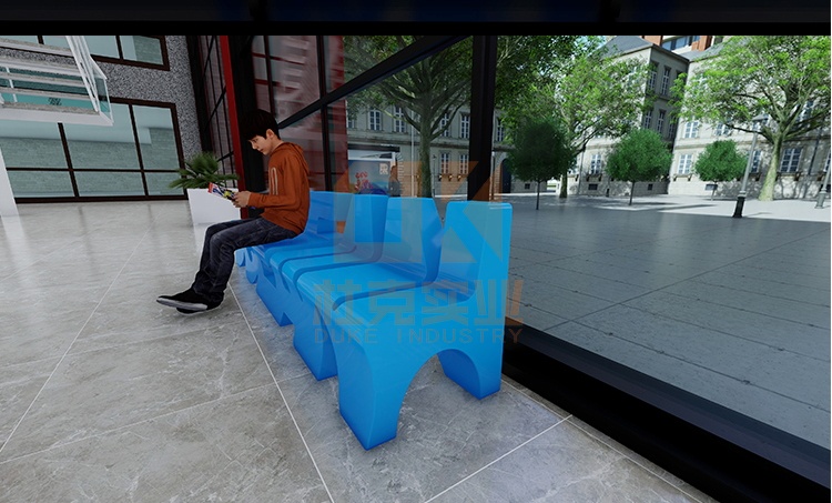 玻璃鋼海洋字母坐凳