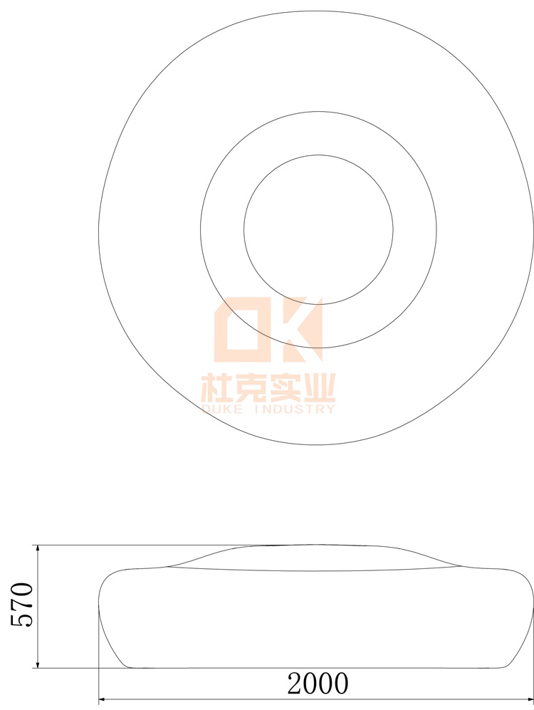 玻璃鋼水母坐凳