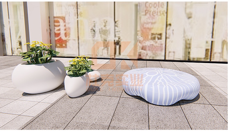 玻璃鋼水母坐凳