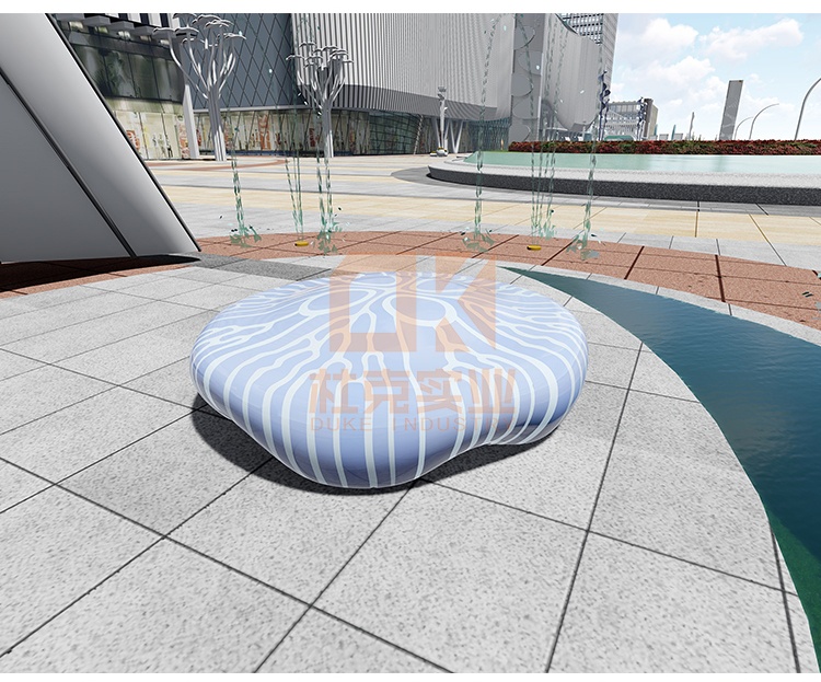 玻璃鋼水母坐凳