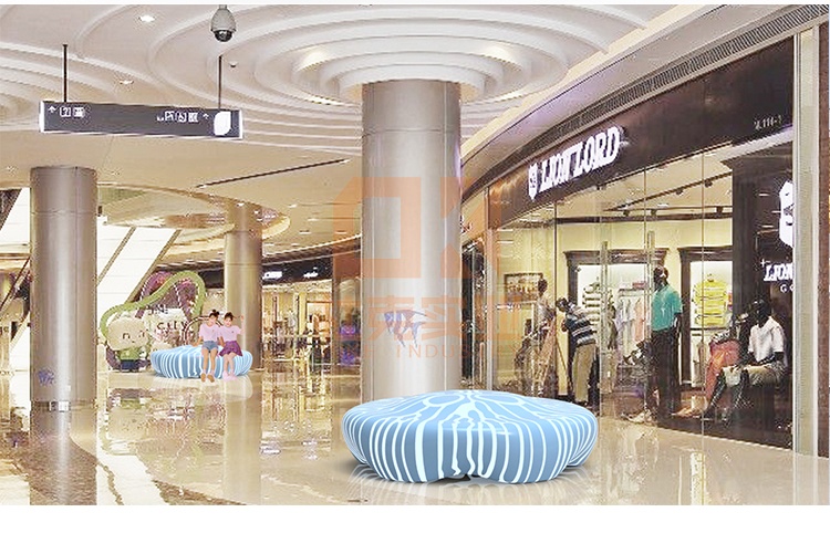 玻璃鋼水母坐凳