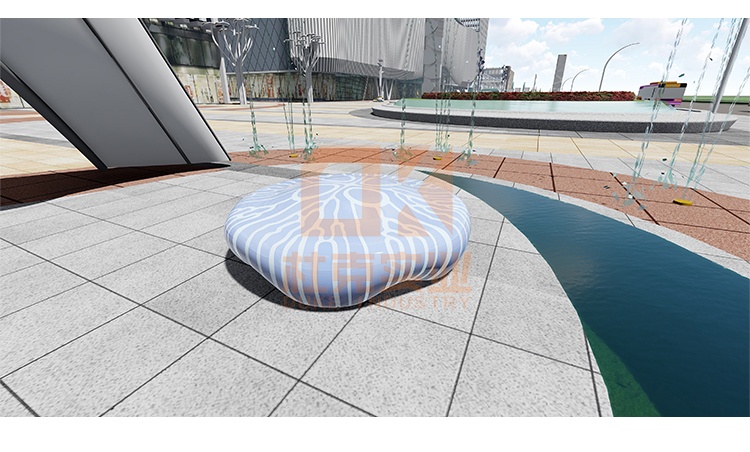 玻璃鋼水母坐凳