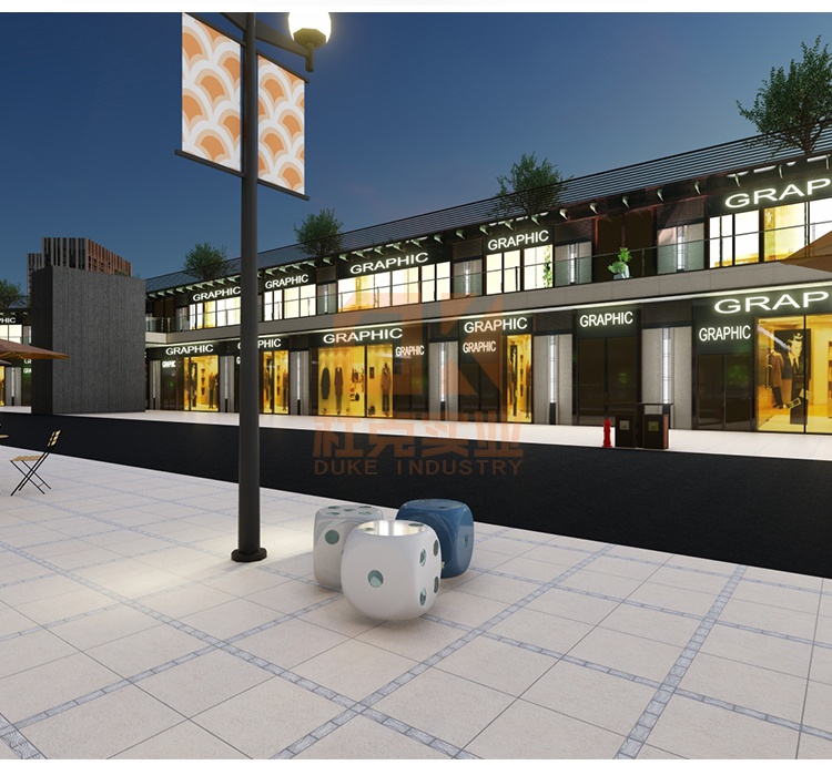 玻璃鋼骰子坐凳