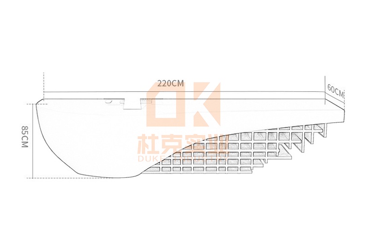 玻璃鋼時(shí)尚公司前臺(tái)