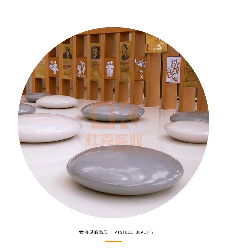 玻璃鋼戶(hù)外創(chuàng)意鵝卵石坐凳