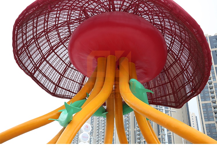 不銹鋼水母雕塑