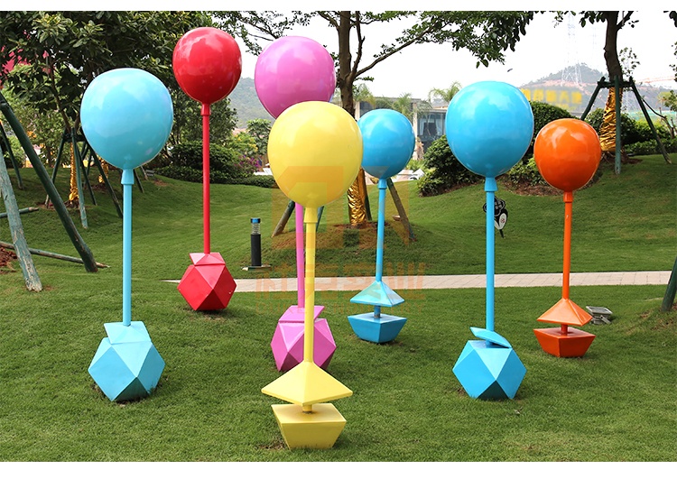 氣球雕塑不銹鋼擺件玻璃鋼工藝品