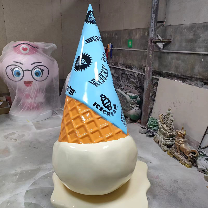 玻璃鋼冰淇淋雕塑
