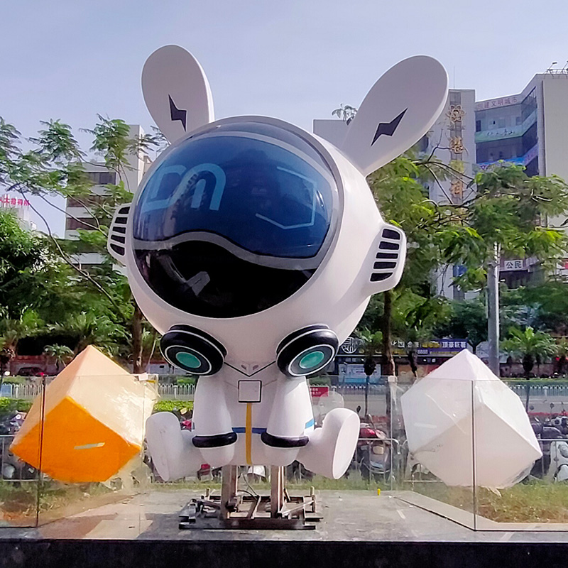 玻璃鋼機(jī)器人雕塑戶外形象景觀小品擺件