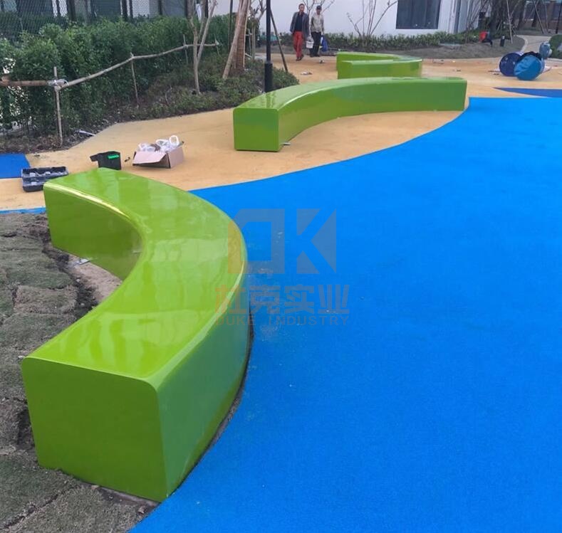 戶外玻璃鋼長條坐凳園林景觀座椅