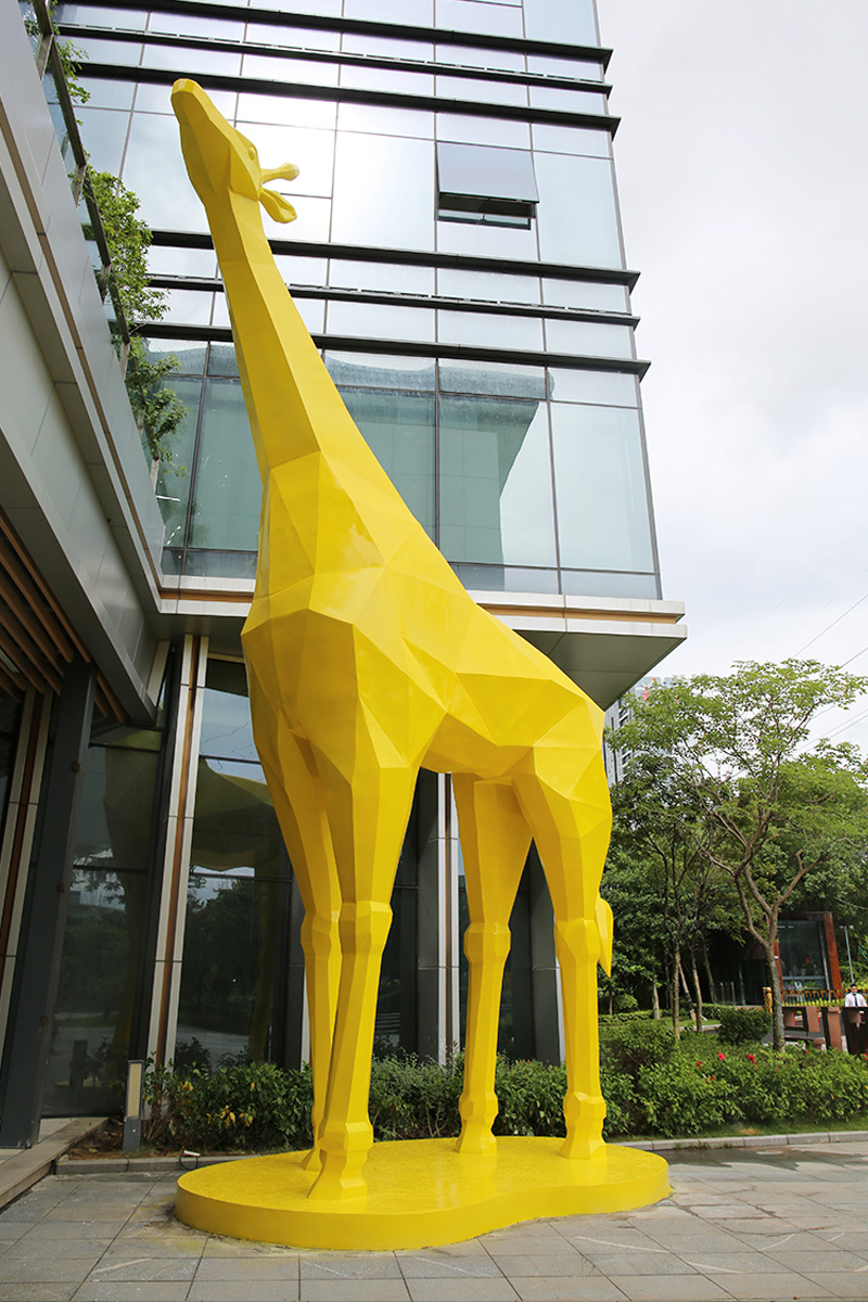 長頸鹿玻璃鋼雕塑 長頸鹿玻璃鋼雕塑