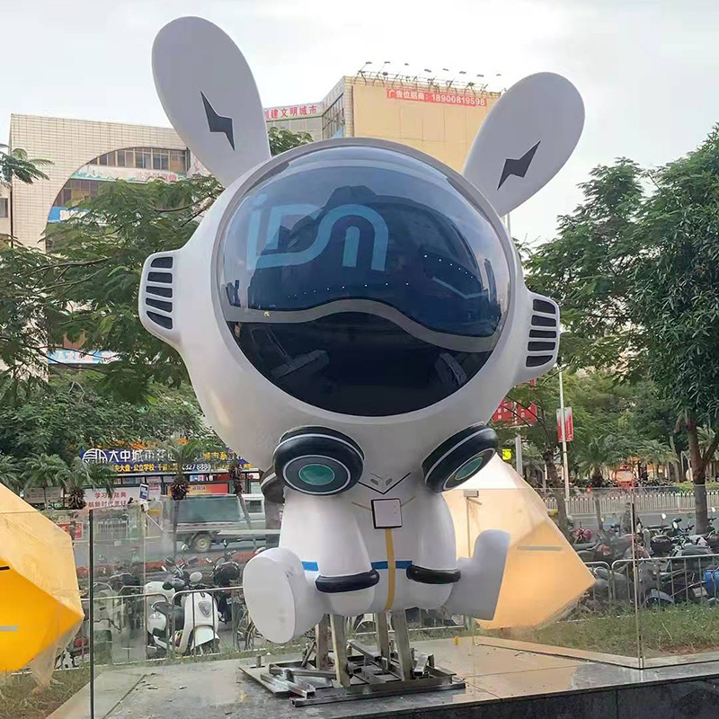 玻璃鋼機(jī)器人雕塑戶外形象景觀小品擺件