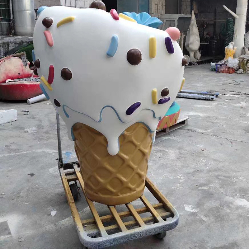 玻璃鋼冰淇淋雕塑
