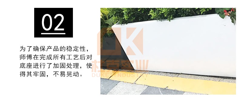 玻璃鋼黑白組合花箱