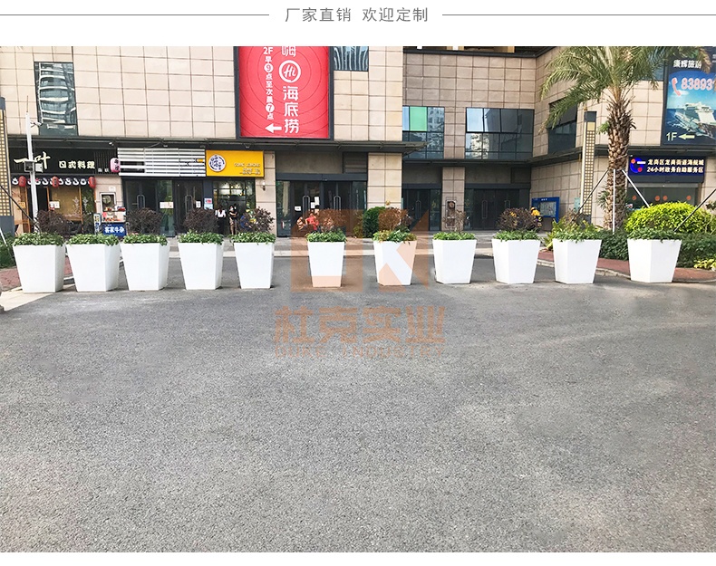 玻璃鋼戶(hù)外方形花箱