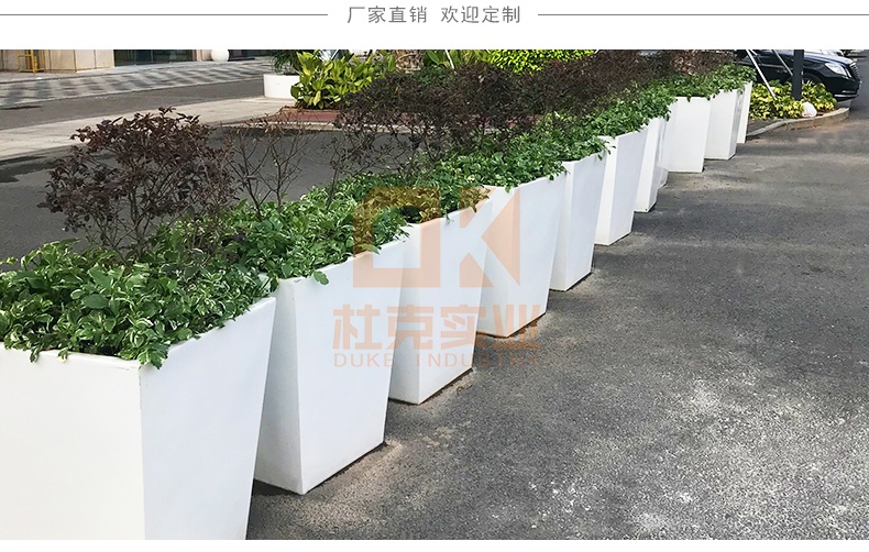 玻璃鋼戶(hù)外方形花箱