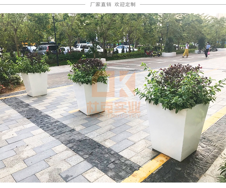 玻璃鋼戶(hù)外方形花箱