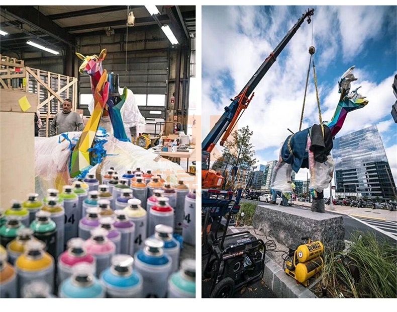 玻璃鋼動物雕塑