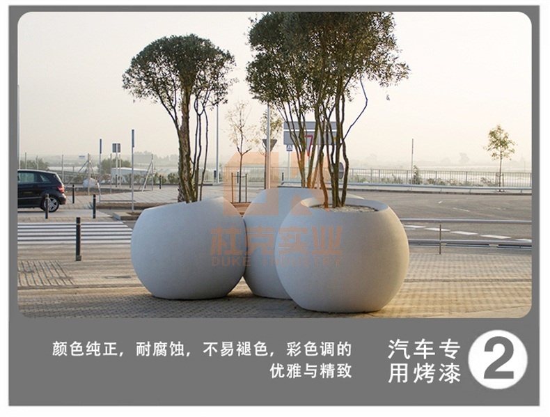 戶外玻璃鋼圓形花盆大型景觀藝術花缽 戶外玻璃鋼圓形花盆大型景觀藝術花缽