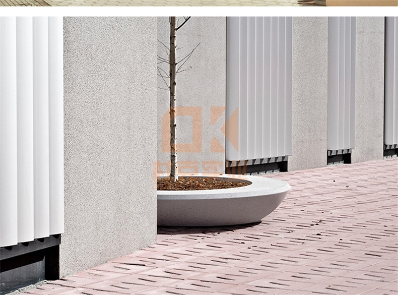 戶外圓形玻璃鋼樹池坐凳