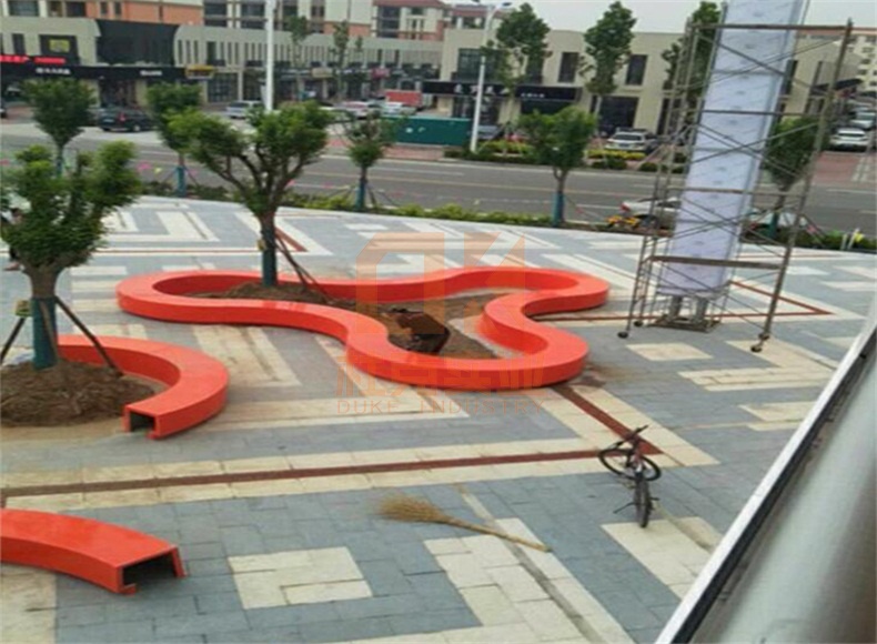 玻璃鋼長條樹池坐凳 玻璃鋼長條樹池坐凳