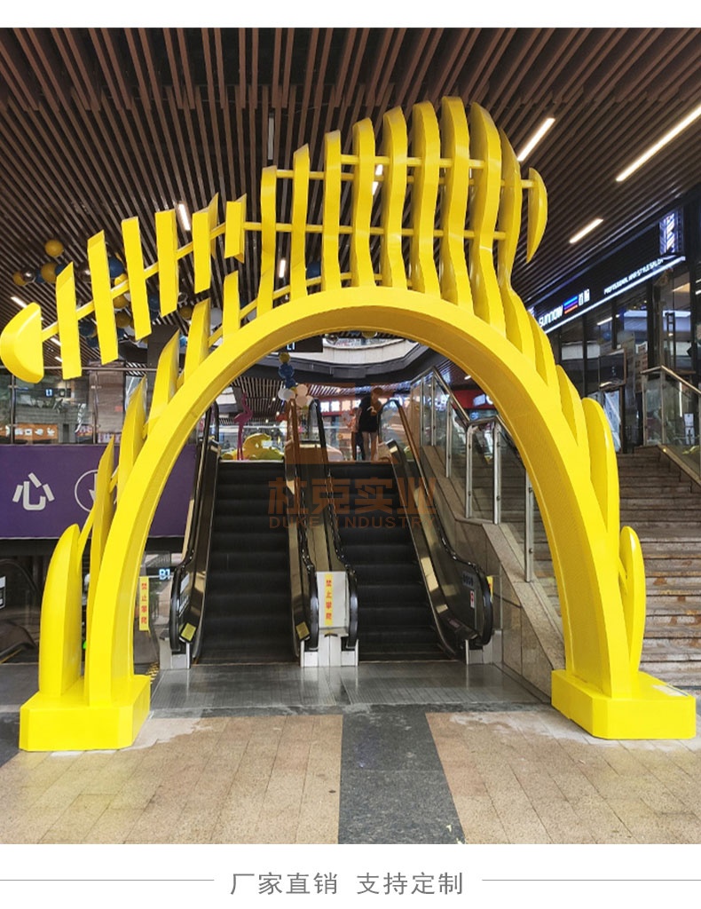 玻璃鋼門造型雕塑