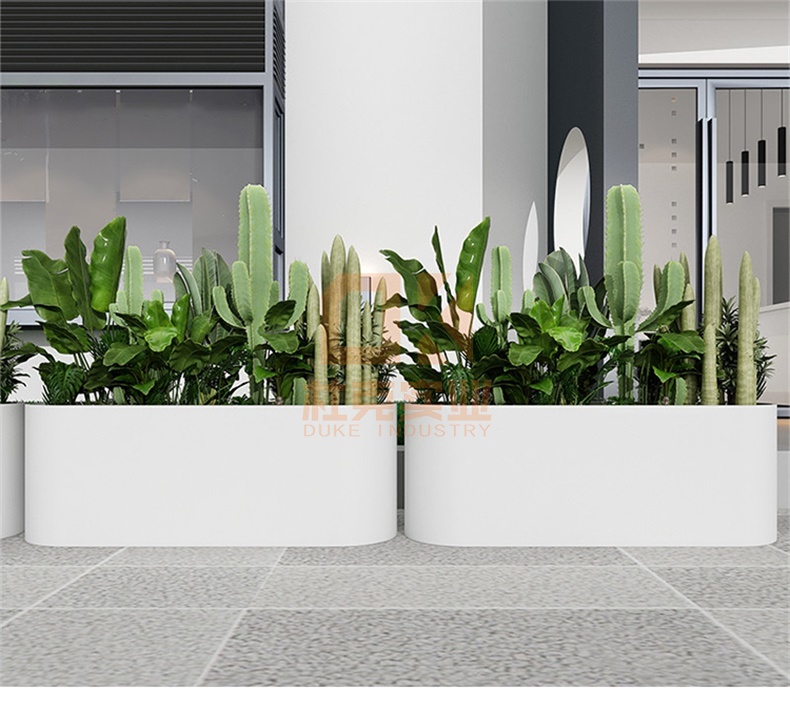 不銹鋼橢圓形花盆