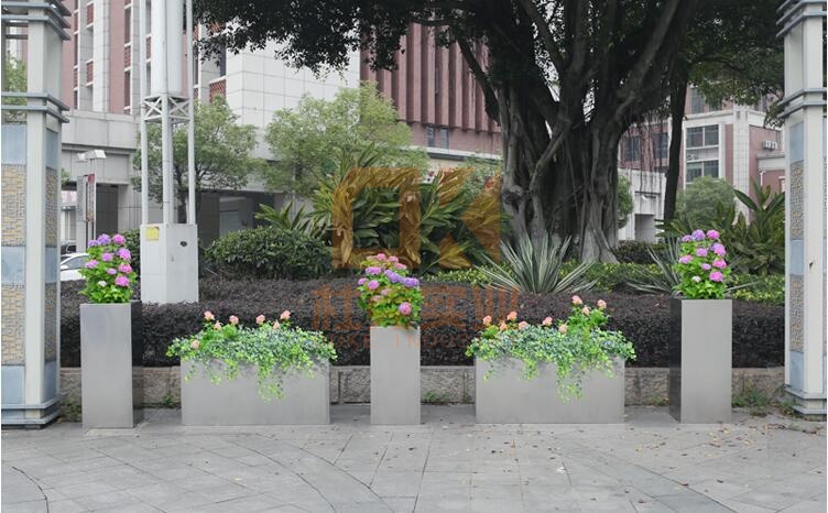 戶外不銹鋼花箱 戶外不銹鋼花箱