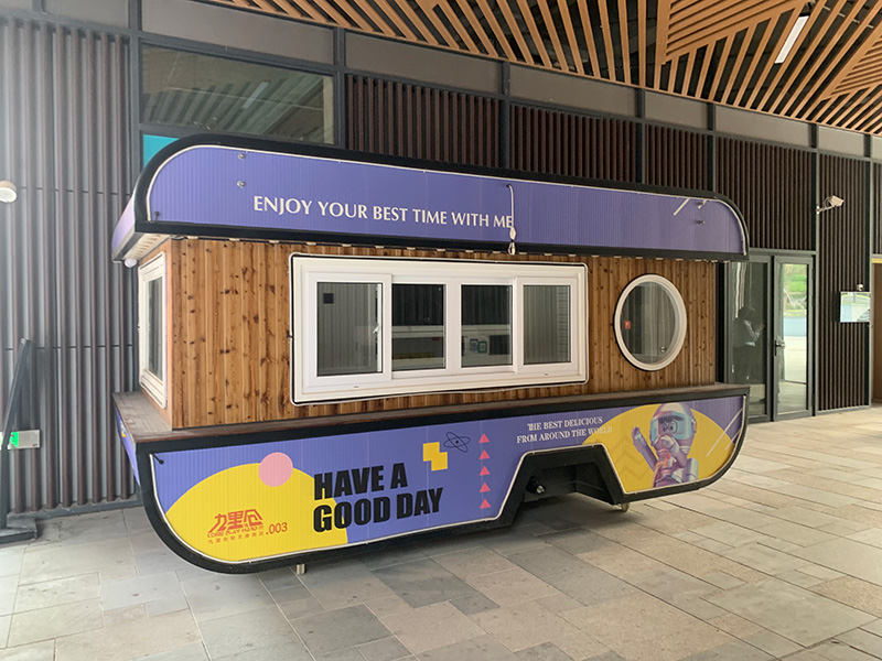 商業(yè)街網(wǎng)紅餐車美陳街區(qū)擺攤車