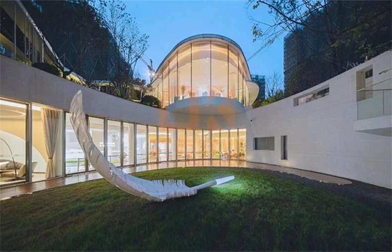 不銹鋼羽毛雕塑 不銹鋼羽毛雕塑