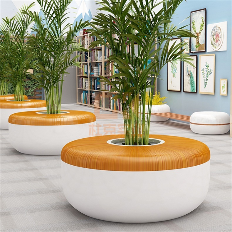 玻璃鋼坐凳定制圓形樹池花壇座椅