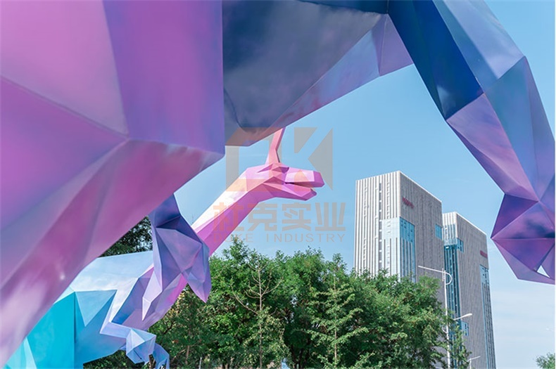 不銹鋼恐龍雕塑