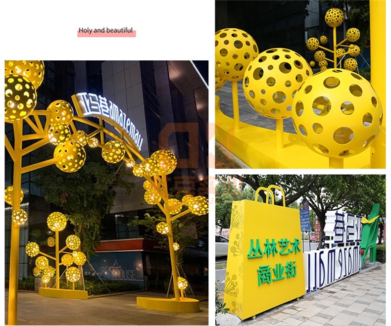 不銹鋼門(mén)頭雕塑