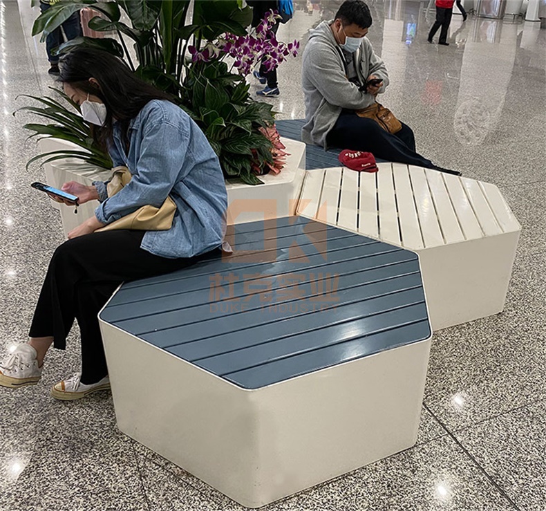 玻璃鋼六邊形坐凳 玻璃鋼六邊形坐凳