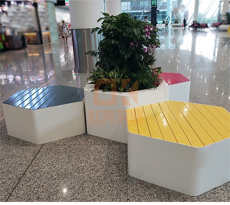 玻璃鋼六邊形坐凳 玻璃鋼六邊形坐凳