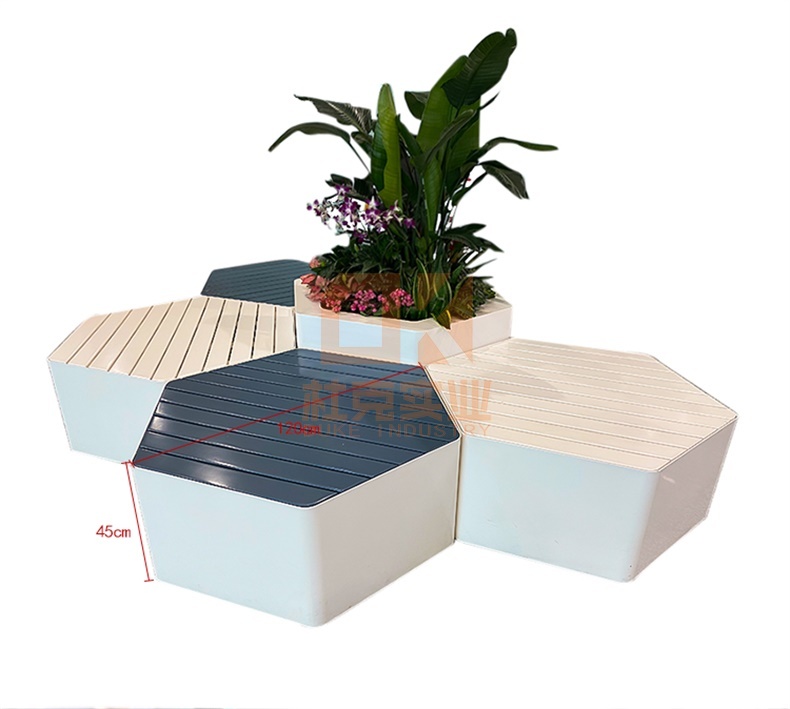 玻璃鋼六邊形坐凳 玻璃鋼六邊形坐凳