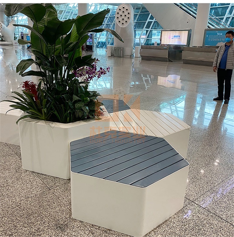 玻璃鋼六邊形坐凳 玻璃鋼六邊形坐凳