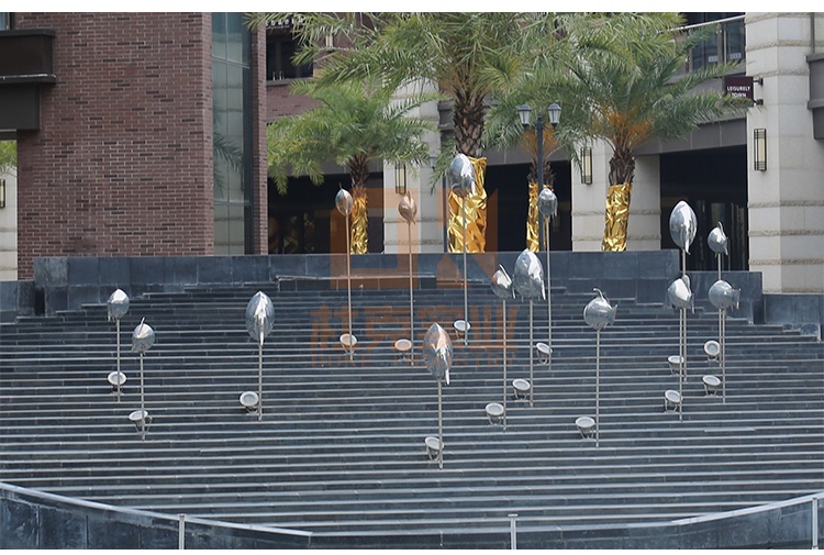 不銹鋼魚群擺件 不銹鋼魚群擺件