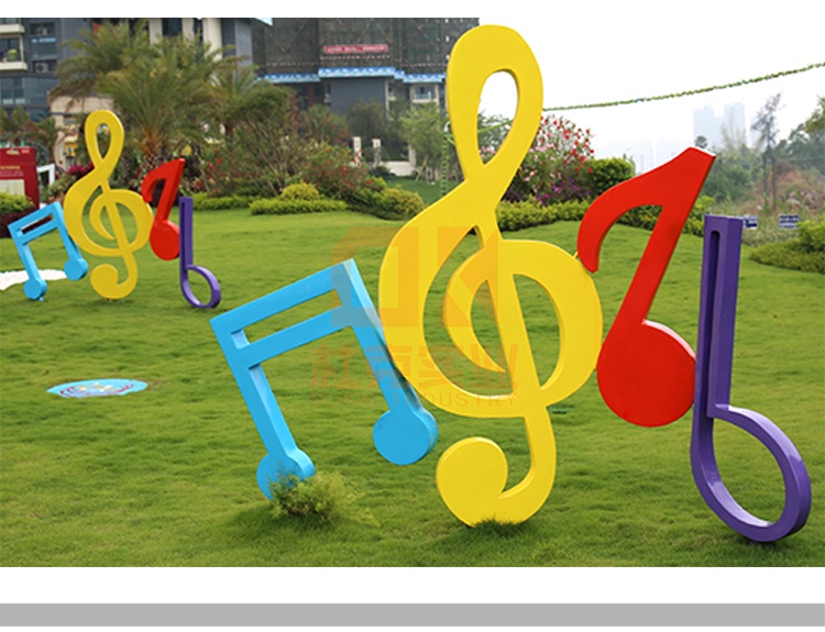 不銹鋼音符雕塑擺件 不銹鋼音符雕塑擺件