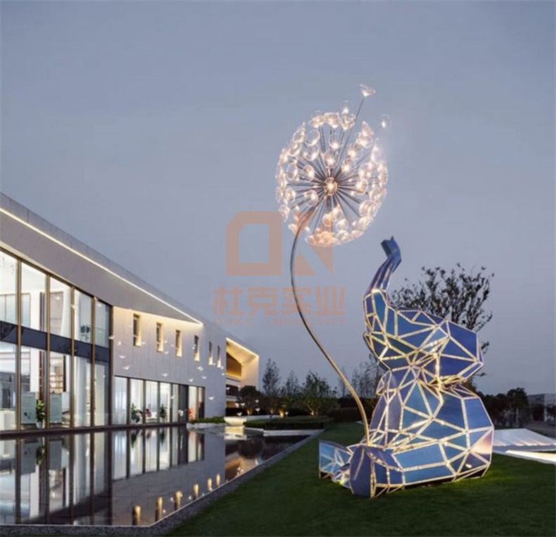 玻璃鋼小象藝術(shù)造型雕塑