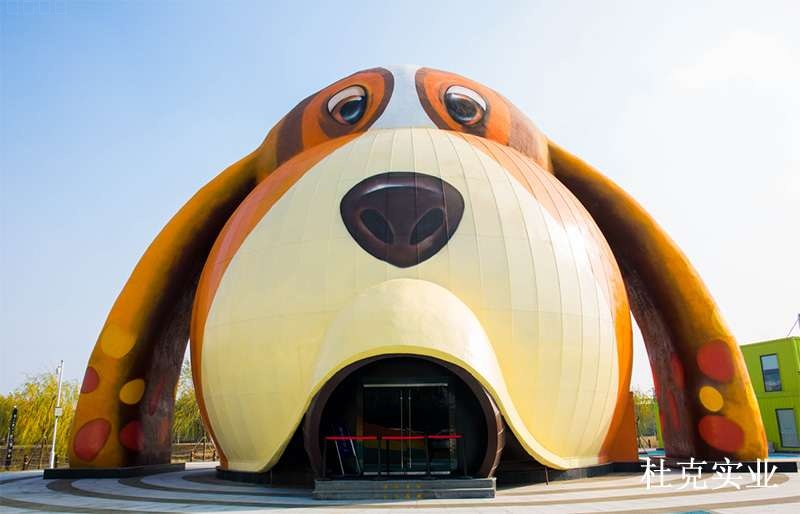 聊城萌寵小鎮(zhèn)商業(yè)美陳景觀雕塑小品案例